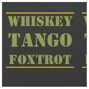 Tissu Whiskey Tango Foxtrot WTF Camouflage vert