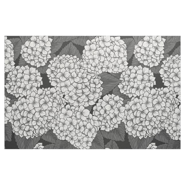 Tissu White hydrangea (Fat Quarter)