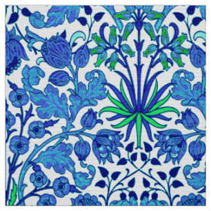 Tissu William Morris Hyacinth Print, Cerulean Blue