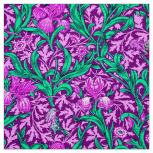 Tissu William Morris Irises, Améthyste violet