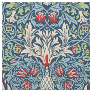 Tissu William Morris Snakeshead Fritillaire Floral Desig
