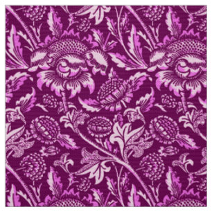 Tissu William Morris Sunflowers, Amethyst Purple