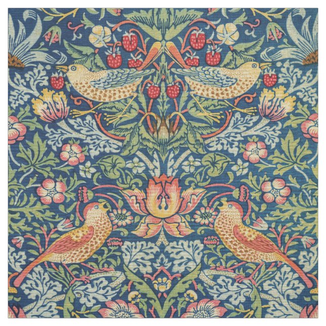 Tissu William Morris - Thief aux fraises (Échantillon)