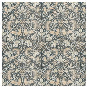 Tissu William Morris Vintage Fox & Grape Vine Motif