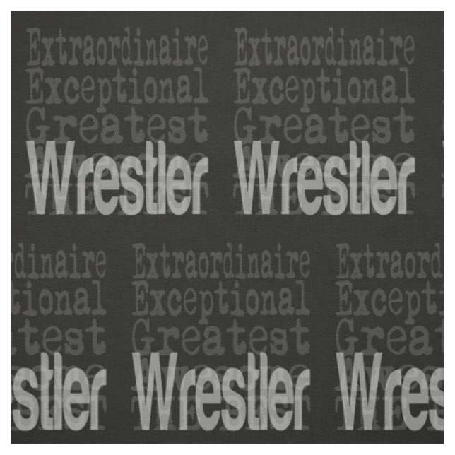 Tissu Wrestler Extraordinaire (Échantillon)