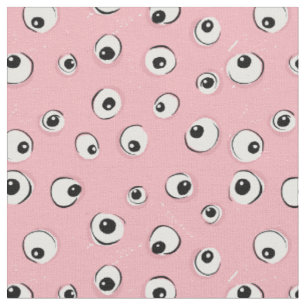 Tissu Yeux de zombie Halloween visages drôles 