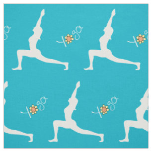 Tissu Yoga Warrior Pose Fabric