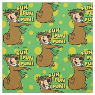 Tissu Yogi Bear Fun Amusant