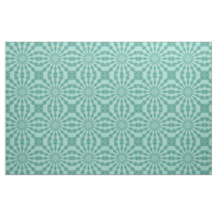 Tissu Yukka Green et une pointe de kaléidoscope rose