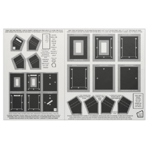 Tissu Zazzle Fabric 2 lavable sans coudre cadres photo n
