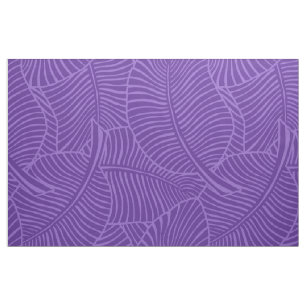 Tissu Zebra Palm Hawaiian Tropical Purple
