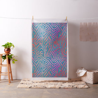 Tissu Zebra Purple Splash