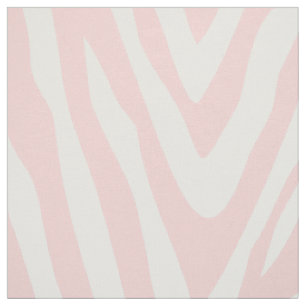 Tissu Zèbre rose clair Imprimer Grande échelle