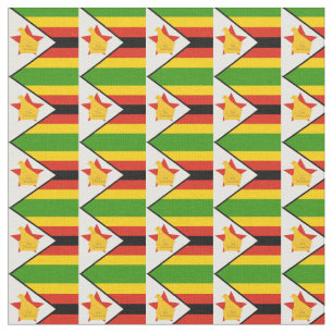 Tissu Zimbabwe Flag & Zimbabwe Trendy Fabric