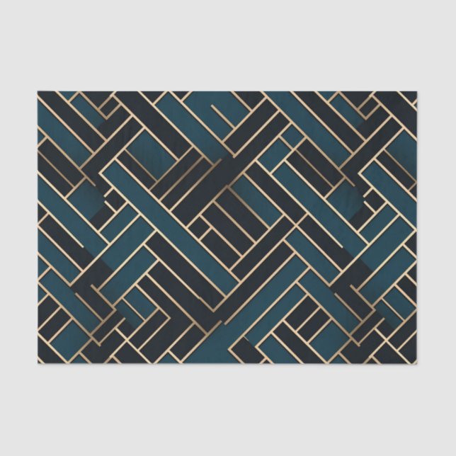 Tissue (abstrakt Angular Array Tissue) - Fernsby Seidenpapier (Vorderseite)