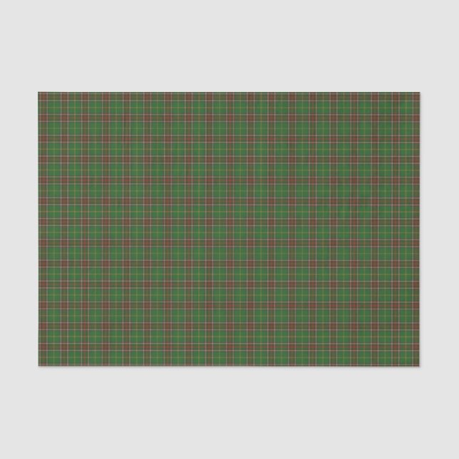 Tissue Christmas Neufundland Tartan kariert Seidenpapier (Vorderseite)