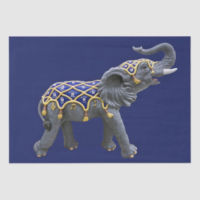 Tissue Elephant Foto Tissue Paper Seidenpapier (Vorderseite)