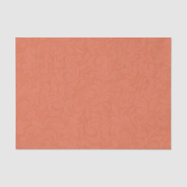 Tissue-Geschenkpapier Wrap Solid Terracotta Farbe Seidenpapier (Vorderseite)