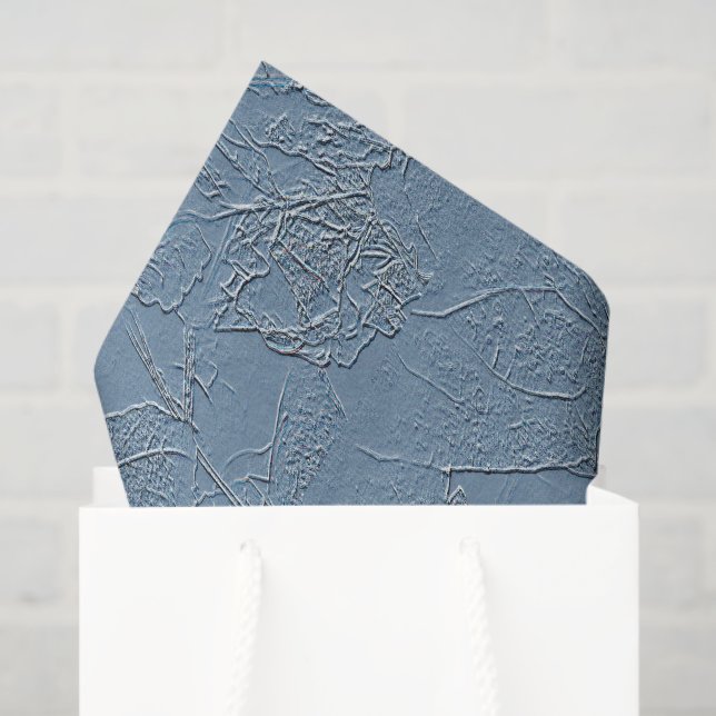 Tissue has an embossed look of leaf leave design  seidenpapier (Geschenktüte)