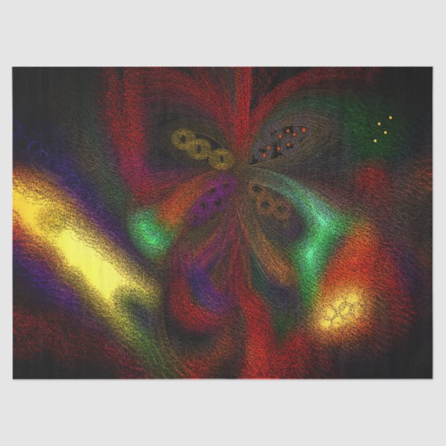 Tissue "Mardi Gras" Seidenpapier (Vorderseite)