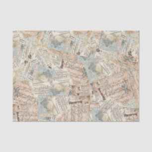Tissue oder Decoupage Paper Collage of Music Sheet Seidenpapier