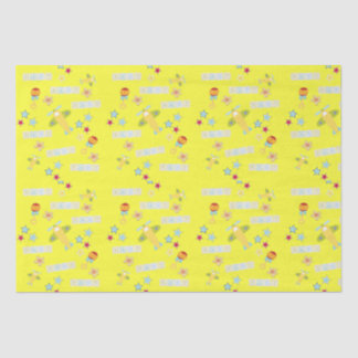 Tissue Paper Baby Airplane Gelb Seidenpapier