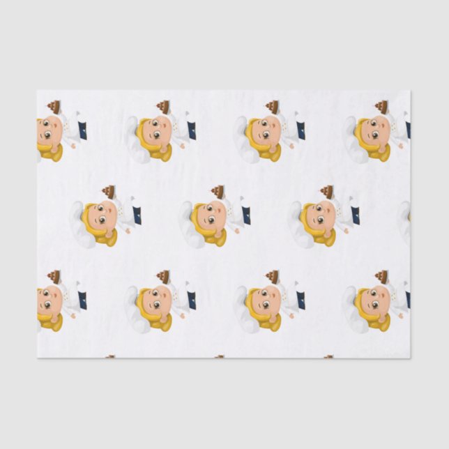 Tissue Paper Baker Cupcakes Seidenpapier (Vorderseite)