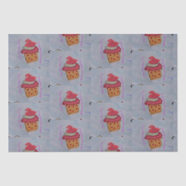 Tissue Paper Cupcakes Seidenpapier (Vorderseite)