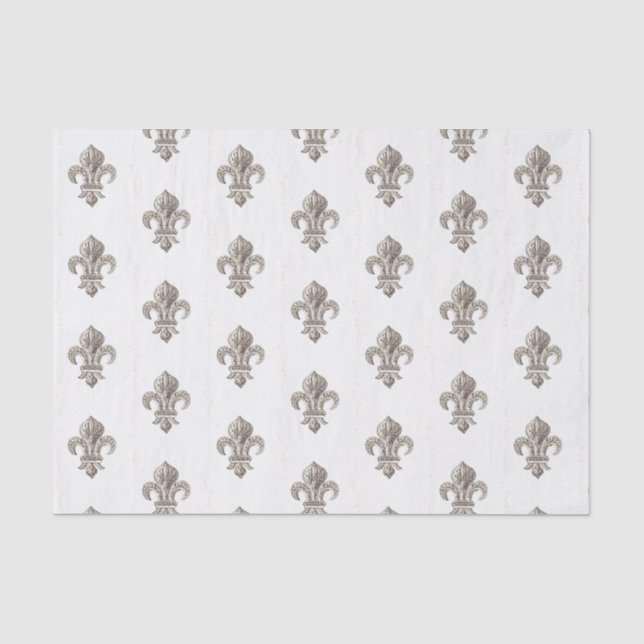 Tissue Paper der französischen Lilie Seidenpapier (Vorderseite)