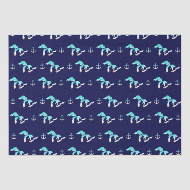 Tissue Paper Great Lakes Seidenpapier (Vorderseite)