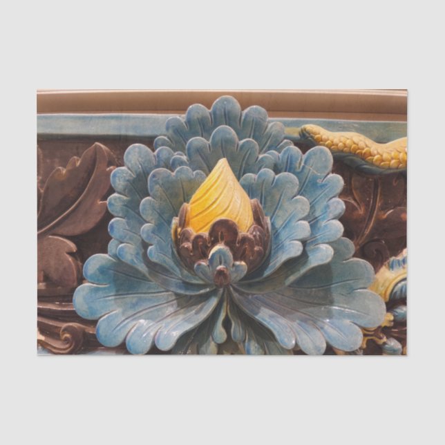 Tissue Paper Lotus Blume Seidenpapier (Vorderseite)