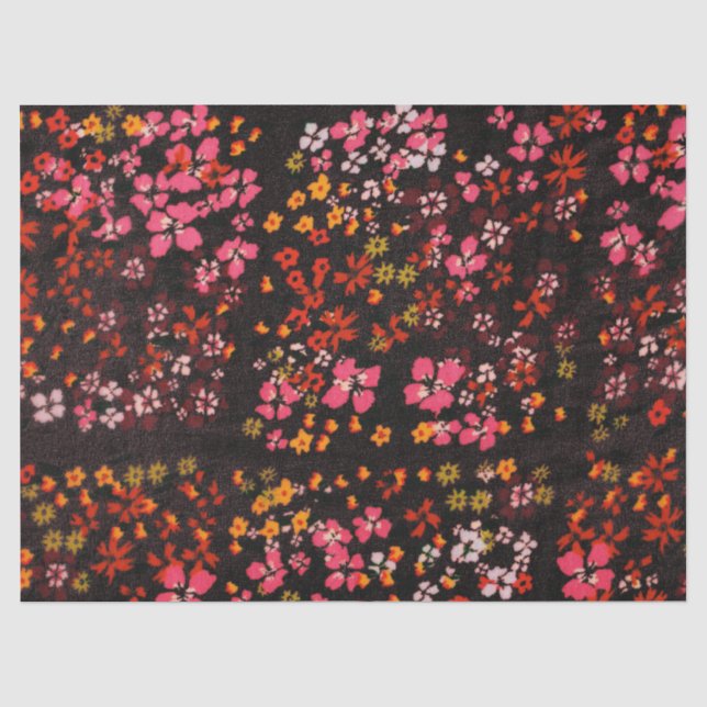 Tissue Paper mit roten Blume Seidenpapier (Vorderseite)