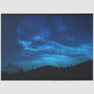 Tissue Paper of Beautiful Night Sky Forest Decoupa Seidenpapier