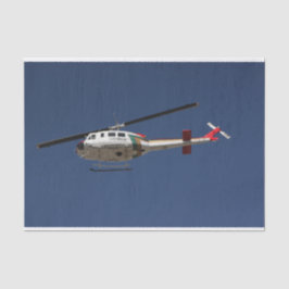 Tissue Paper of Police Rescue Helicopter Seidenpapier