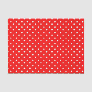 Tissue Paper/Red Polka Dots Seidenpapier