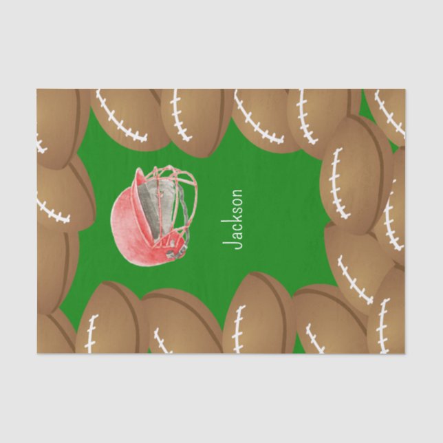 Tissue Paper Sports Football Seidenpapier (Vorderseite)