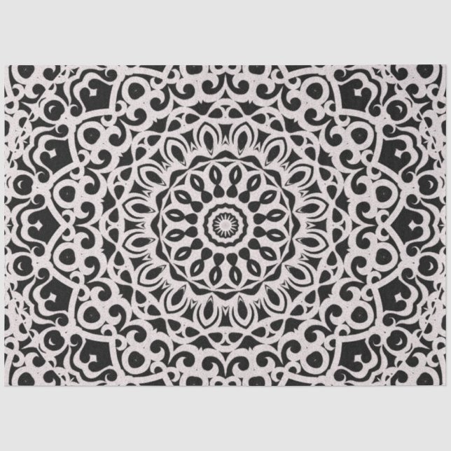 Tissue Paper Tribal Mandala G385 Seidenpapier (Vorderseite)