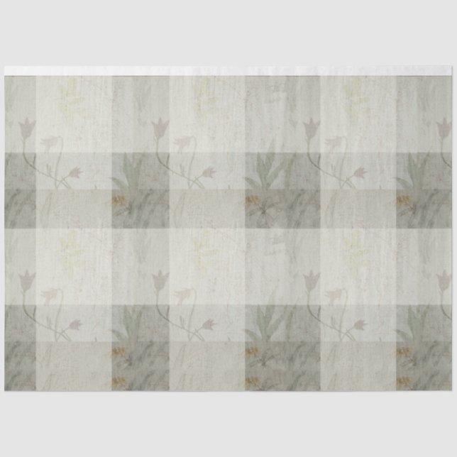 Tissue Paper über wild lebende Blume Seidenpapier (Vorderseite)