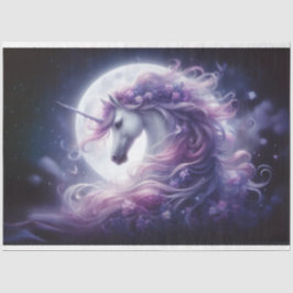 Tissue Paper Unicoron Moon Blume Seidenpapier