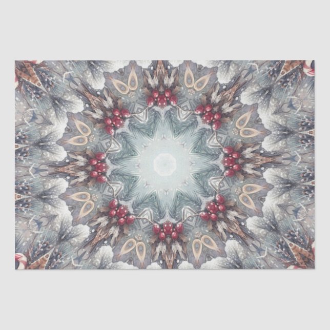 Tissue Paper Winter Holiday Seidenpapier (Vorderseite)
