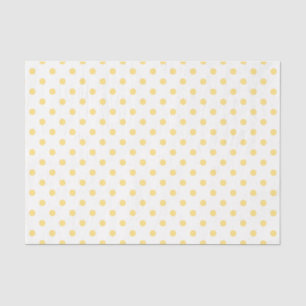 Tissue Paper Yellow Punkte Seidenpapier
