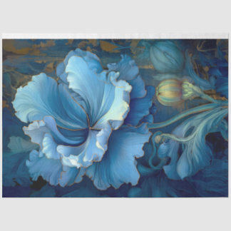 Tissue Paper zur Herstellung von blauen gestrichen Seidenpapier