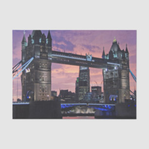 Tissue Paper zur landschaftlichen Tower Bridge Seidenpapier