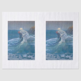 TISSUE PAPIER : DAS MERMAID : HOWARD PYLE : 1910