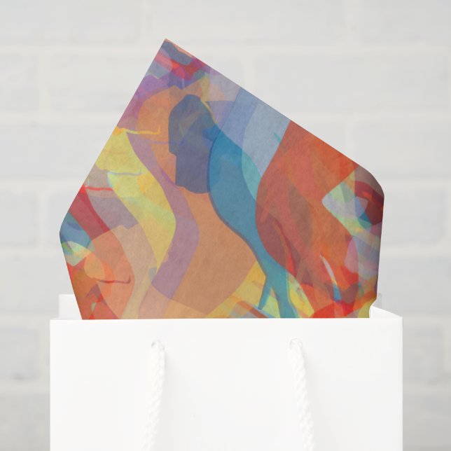 Tissue-Papier mit Doggen Seidenpapier (Geschenk Tasche)