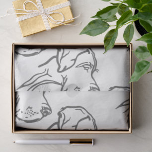 Tissue-Papier mit Doggen Seidenpapier