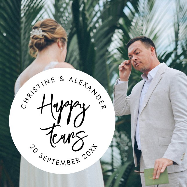 Tissues for Your Happy Tears Wedding Sticker | Min (Von Creator hochgeladen)