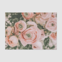 TISSUPAPIER : FLÜSSIG : PEONIES