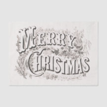 TISSUPAPIER : NUR DIE CHRISTMAS-ILLUSTRATION
