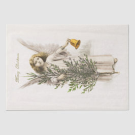 TISSUPAPIER : VINTAGE CHRISTMAS ANGEL SEIDENPAPIER